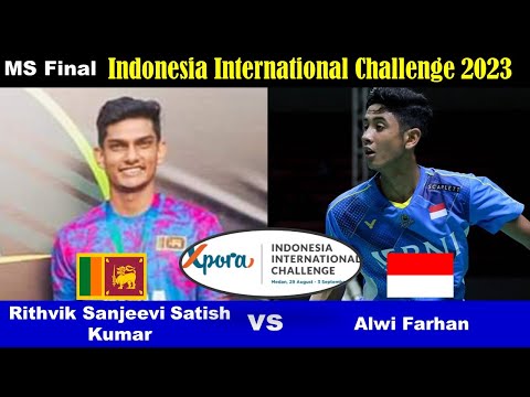 Alwi Farhan (INA) vs Viren Nettasinghe (SRI) | MS Final IIC 2023