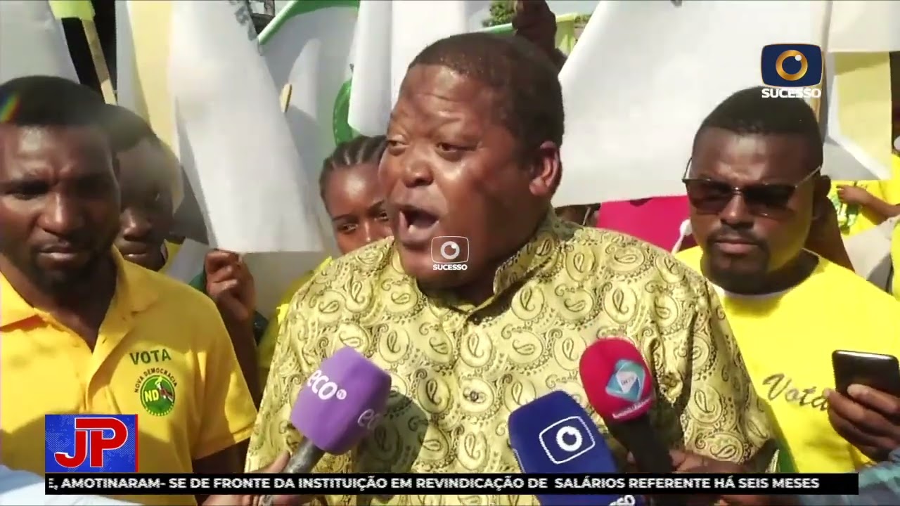 NOVA DEMOCRACIA PROMETE ORGANIZAR MERCADOS E MELHORAR CONDIÇÕES DE VIDA