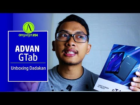 Unboxing dadakan Advan GTab : Tablet Lokal Murah