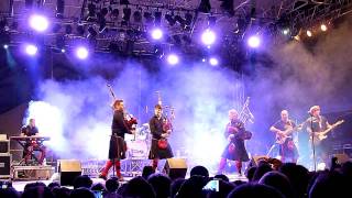 CELTICA 2011 - Red Hot Chili Pipers - Thunderstruck / Upside Down At The Eden Court