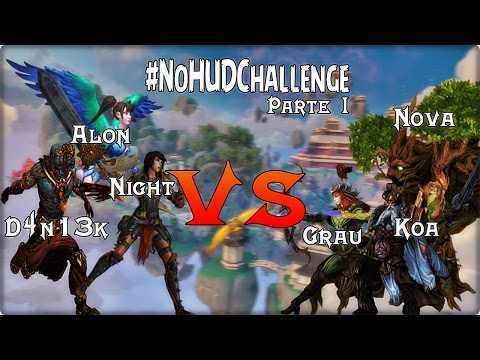 Smite~No HUD Challenge Con Koa, Nova, Grau, Alon y D4n13k ~ Parte 1