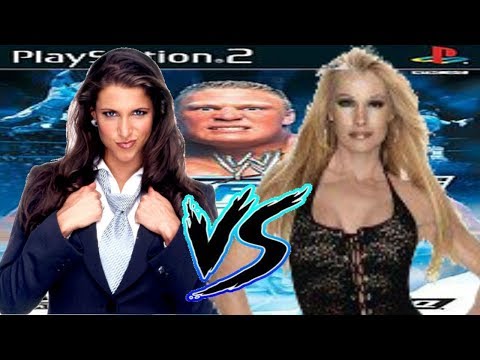 WWE Here Comes The Pain Stephanie Mcmahon vs Sable CAW