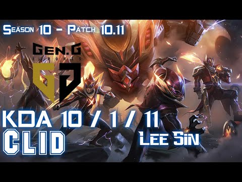 Gen Clid LEE SIN vs GRAVES Jungle - Patch 10.11 KR Ranked