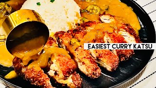 Easy Tasty Japanese Curry with Crispy Chicken Katsu Ready in 15 minute