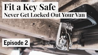 How to Fit a Master Lock Key Safe to your Van - Full-time Vanlife Security | Citroen Relay Van Build