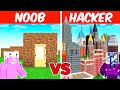NOOB vs HACKER: I Cheated In A MEGA CITY Build Challenge!!!