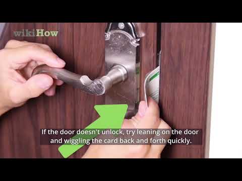 How to Open a Door with a Credit Card