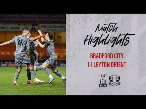 HIGHLIGHTS: Bradford City 1-1 Leyton Orient