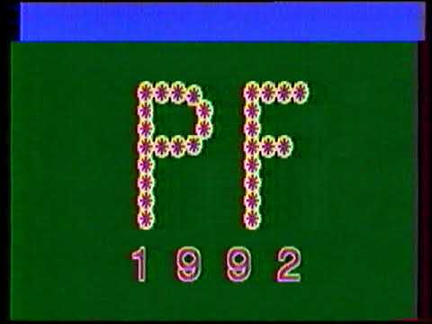 Silvester 1991/92, záver vysielania, program F1 na 01.01.1992, hymna ČSFR, ČST F1