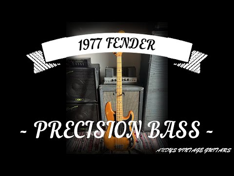 1977 FENDER PRECISION BASS - Andy's Vintage Guitars