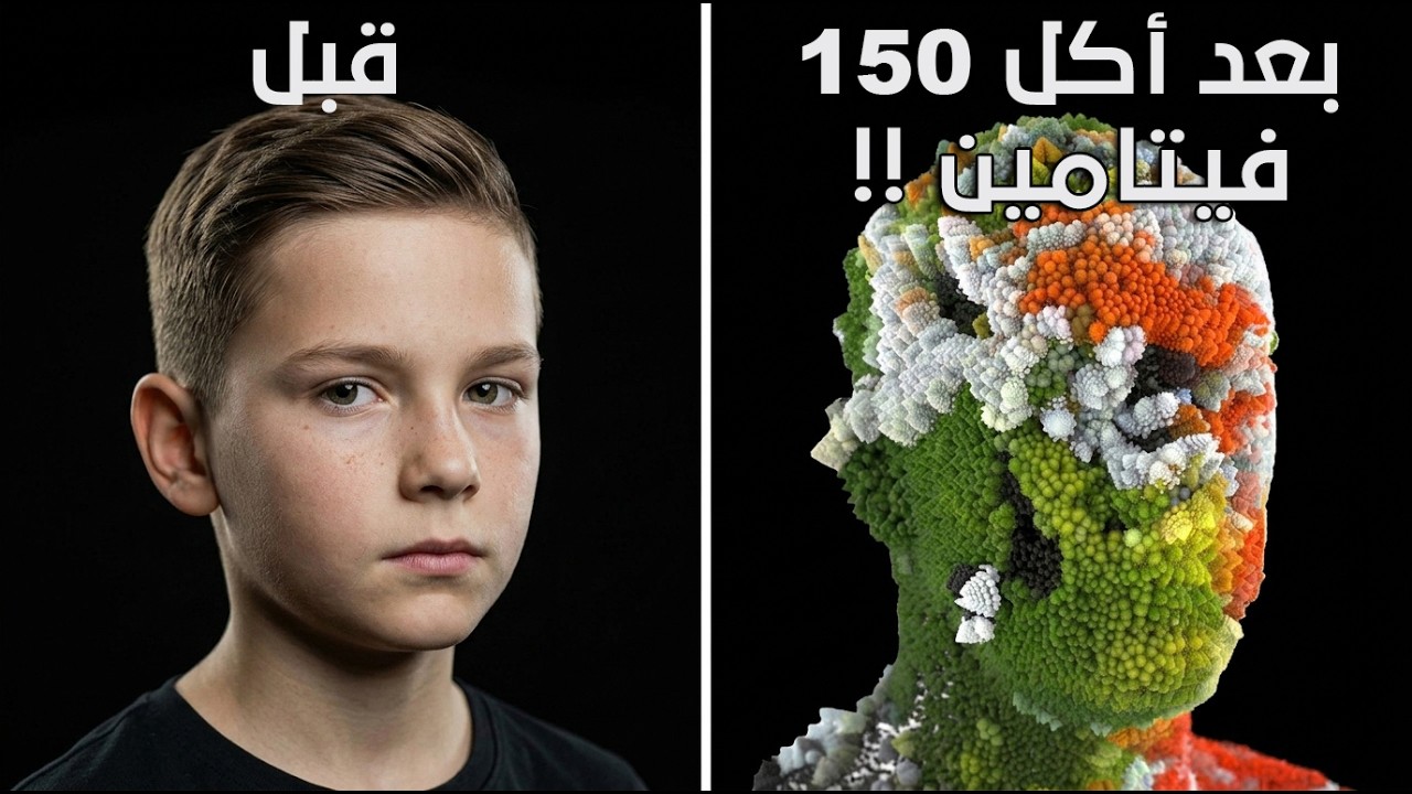 هذا الطفل أكل 150 فيتامين !! لن تصدق ماذا حدث لجسمه