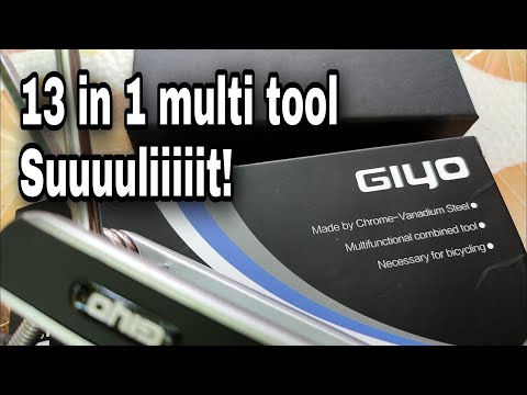 Giyo multi tool 13 in 1/ bicycle tools/ every piece purposes/ ride free
