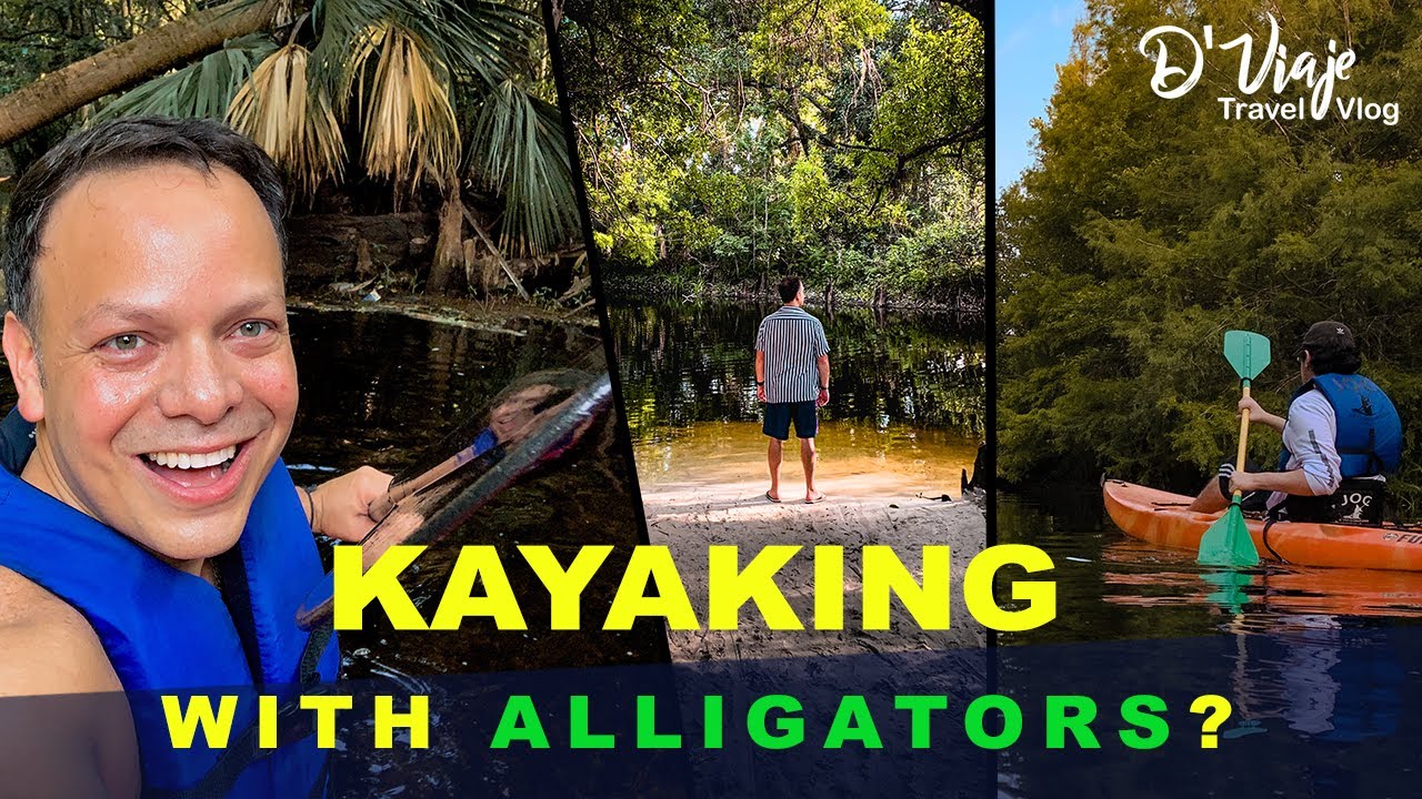 KAYAKING with ALLIGATORS? | Riverbend Park, Wild & Scenic Loxahatchee River | FLORIDA - Travel Vlog