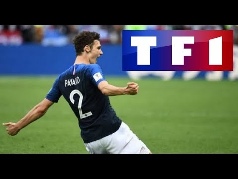 Le but exceptionnel de Benjamin Pavard commenté par Grégoire Margotton et Bixente Lizarazu ! (TF1)