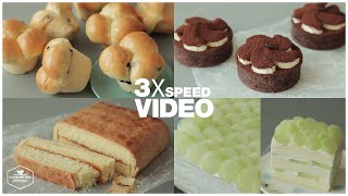 #50 영상 3배속으로 몰아보기 : 3x Speed Video | 4K | Cooking tree