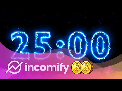 Electric Timer ⚡ 25 Minute Countdown | Visit INCOMIFY