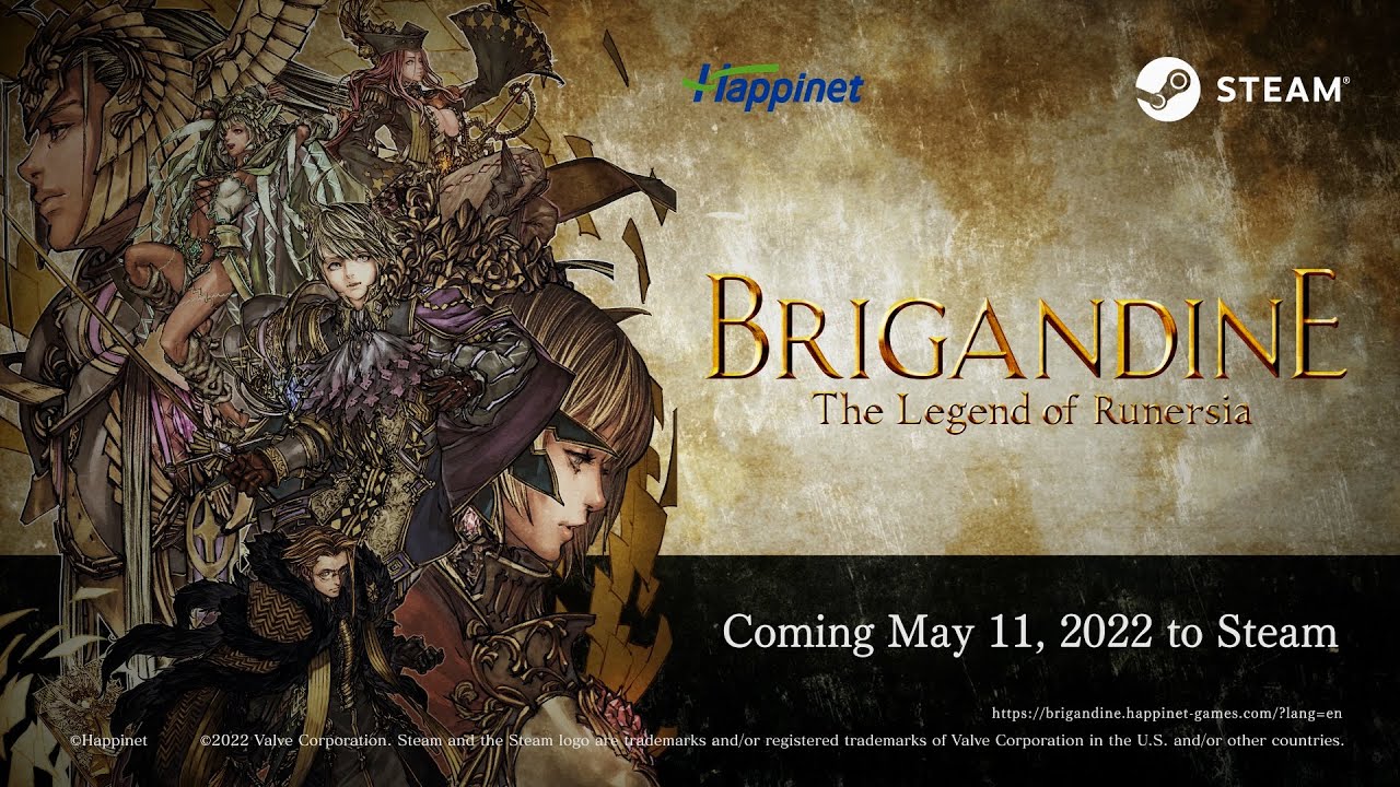 Brigandine: The Legend of Runersia Steam trailer - YouTube