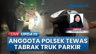 Tragis, Anggota Polsek Tongauna Meninggal, Tabrak Truk Roda 14 yang Parkir karena Rusak di Konawe