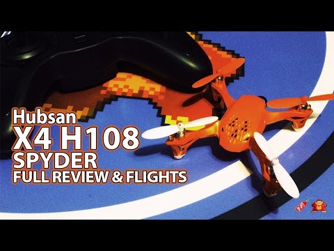 Fast & Furious Micro Quadcopter - Hubsan X4 H108 Spyder Review and Flights