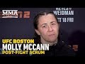 UFC on ESPN 6: Molly McCann Thinks Finish Would Have Solidified Top-10 Opponent For Next Fight