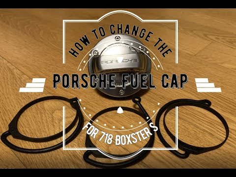 [Porsche 718 Boxster S] DIY Porsche Aluminium Fuel Cap change (한. 자막. DIY 포르쉐 박스터 S 알미늄 주유캡 교체 작업)