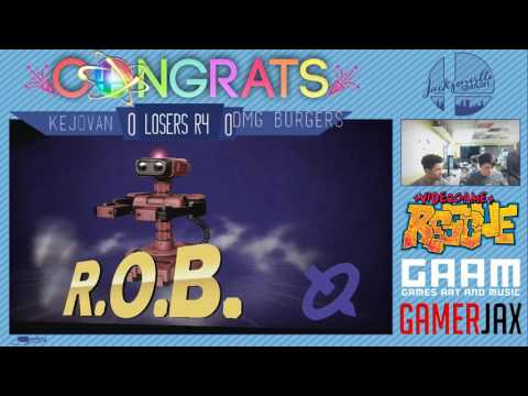 Jax Smash Weekly 2/2 - Kejovan(Mario) Vs DMG Burgers(R.O.B.) - Wii U Losers R4