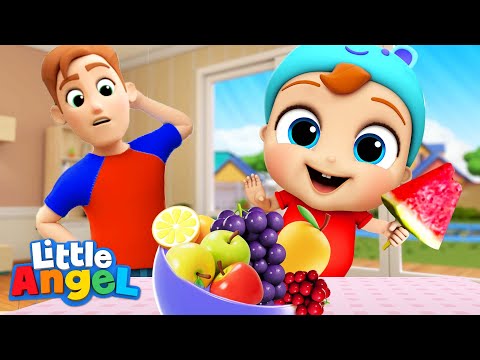No More Snacks Baby John! | Yummy Vegetables & Healthy Habits Song | Little Angel Kids Songs