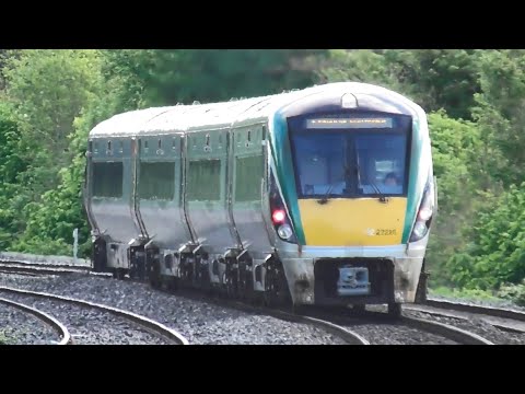 Irish Rail 22000 Class Intercity Train 22228 - Sallins & Naas Station, Kildare