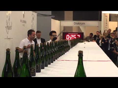 Sabrage World Record