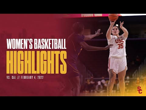 Women's Basketball: Cal 62, USC 59- Highlights 2/4/22