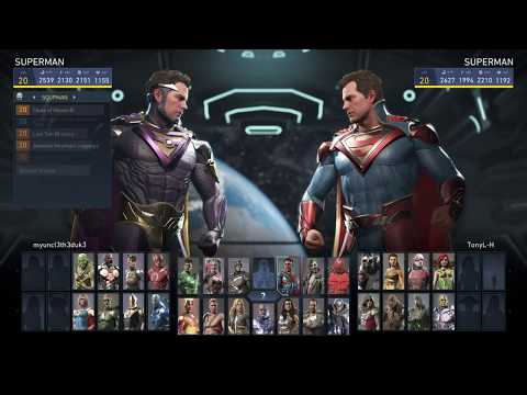 Injustice 2 Superman vs Superman the Epic mirror match of the year.