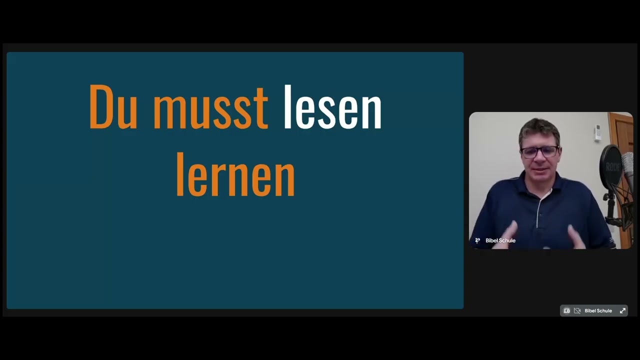 05.03 | Bibel verstehen: Lesen Teil 1