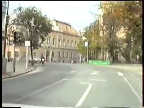 Lučenec, jazda mestom 80-roky  1/2