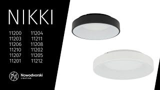 Стельовий світильник Nowodvorski 11210 NIKKI ROUND Чорний LED 32W 4000K