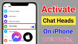 How to Activate Messenger Chat Heads On iPhone | How to Enable Chat Heads On Messenger iPhone