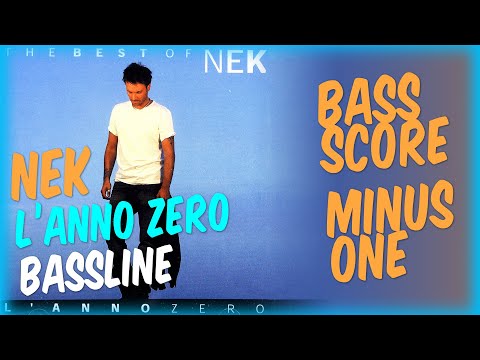 NEK - L'Anno Zero - Cesare Chiodo Bassline - trascrizione suonata e traccia minus bass
