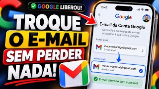 ADEUS E-MAIL ANTIGO! GOOGLE LIBEROU A TROCA DE EMAIL SEM PERDER NADA