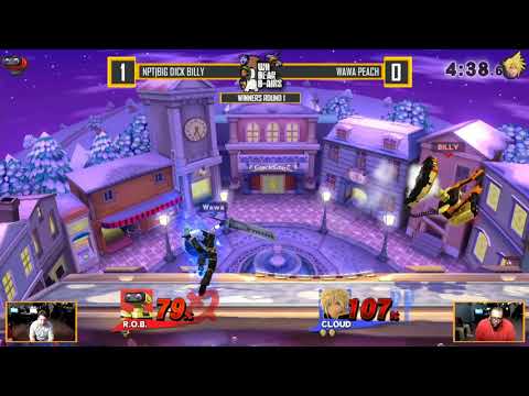 Ultra WBB #131 | NPT|Big Dick Billy (ROB) vs Wawa Peach (Cloud) - Winners Round 2 - Super Smash Bros