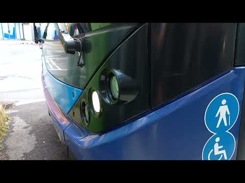 ADL Enviro200 MMC (YX20 OJR) engine startup