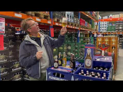 Biertasting mit den Bieren der Flensburger Brauerei.