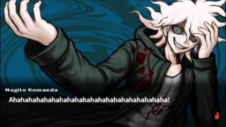 Komaeda goes crazy Japanese voice (Komaeda's Laugh)