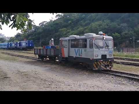 Auto de Linha VL! partindo do Pátio da Estação, Centro da cidade de Três Rios.