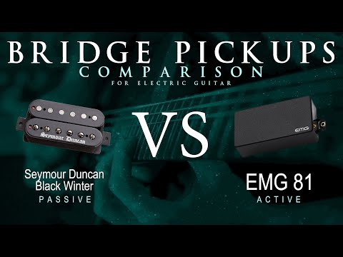 Seymour Duncan BLACK WINTER vs EMG 81 - Bridge Pickup Guitar Tone Comparison Demo