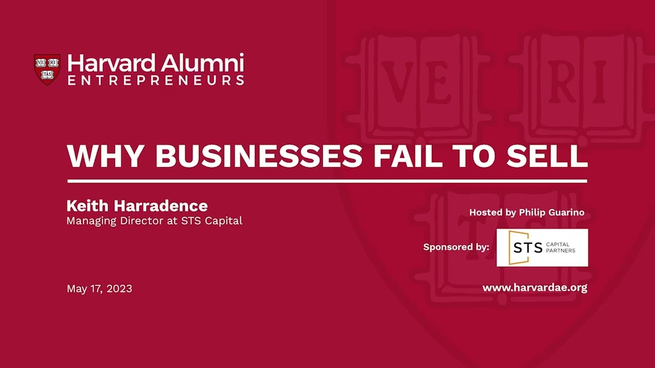 Why Businesses Fail to Sell with Keith Harradence