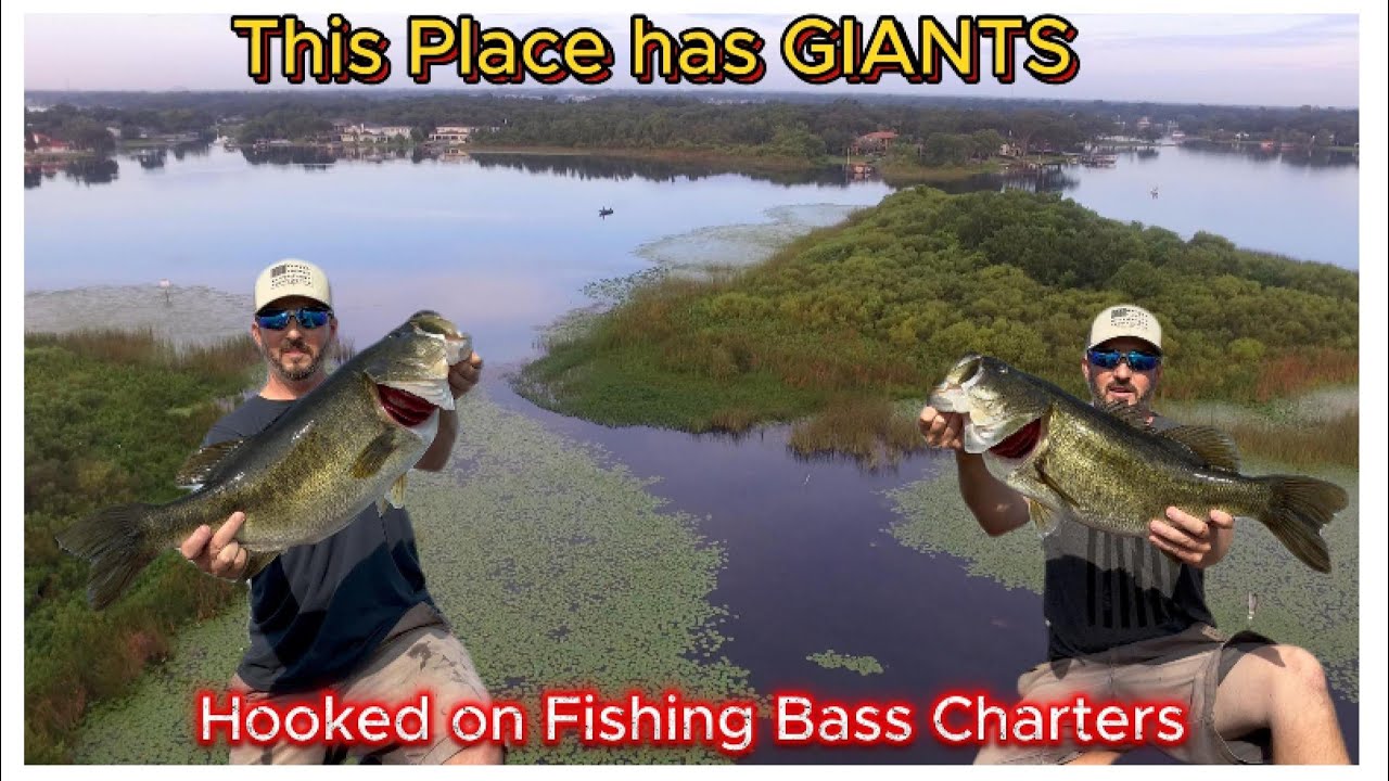 Orlando Florida Bass Fishing with Hooked on Fishing Bass Charters (Conway Chain of Lakes)