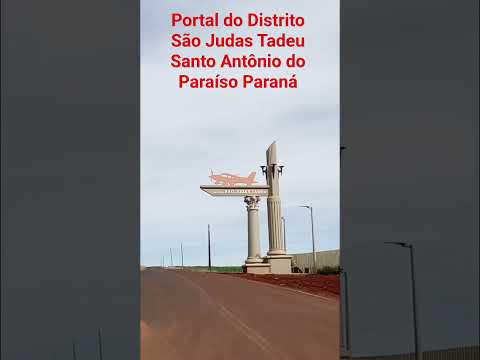 Portal do Distrito São Judas Tadeu em Santo Antônio do Paraíso no Paraná