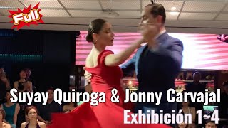 🔥Suyay Quiroga & Jonny Carvajal 🎥 Bailando en TaiPei阿根廷探戈表演4曲合集