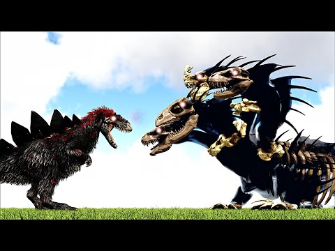 TIRANNUSZILLA REAPER MYSTIC OCC VS VOIDSOUL HYDRA BOSS (ARK SURVIVAL EVOLVED BATTLE)