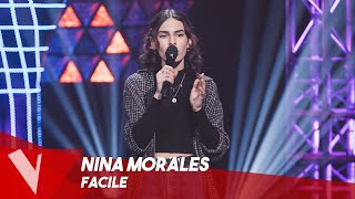 Camélia Jordana - 'Facile' ● Nina Morales | Blinds | The Voice Belgique Saison 9