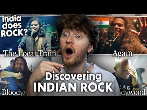 DISCOVERING INDIAN ROCK! (The Local Train, Agam, Bloodywood | Reaction)